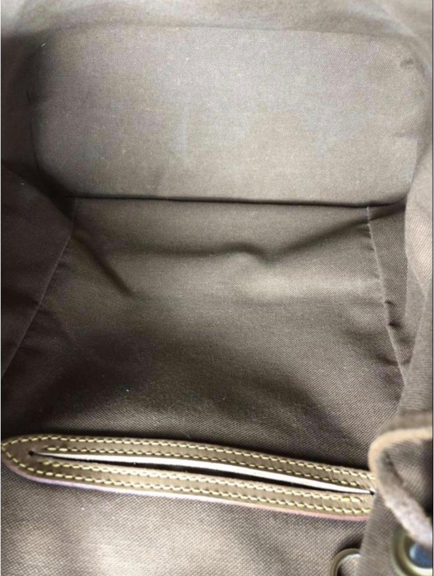  Louis Vuitton Monogram Montsouris MM Backpack Shoulder Handbag For Sale 4