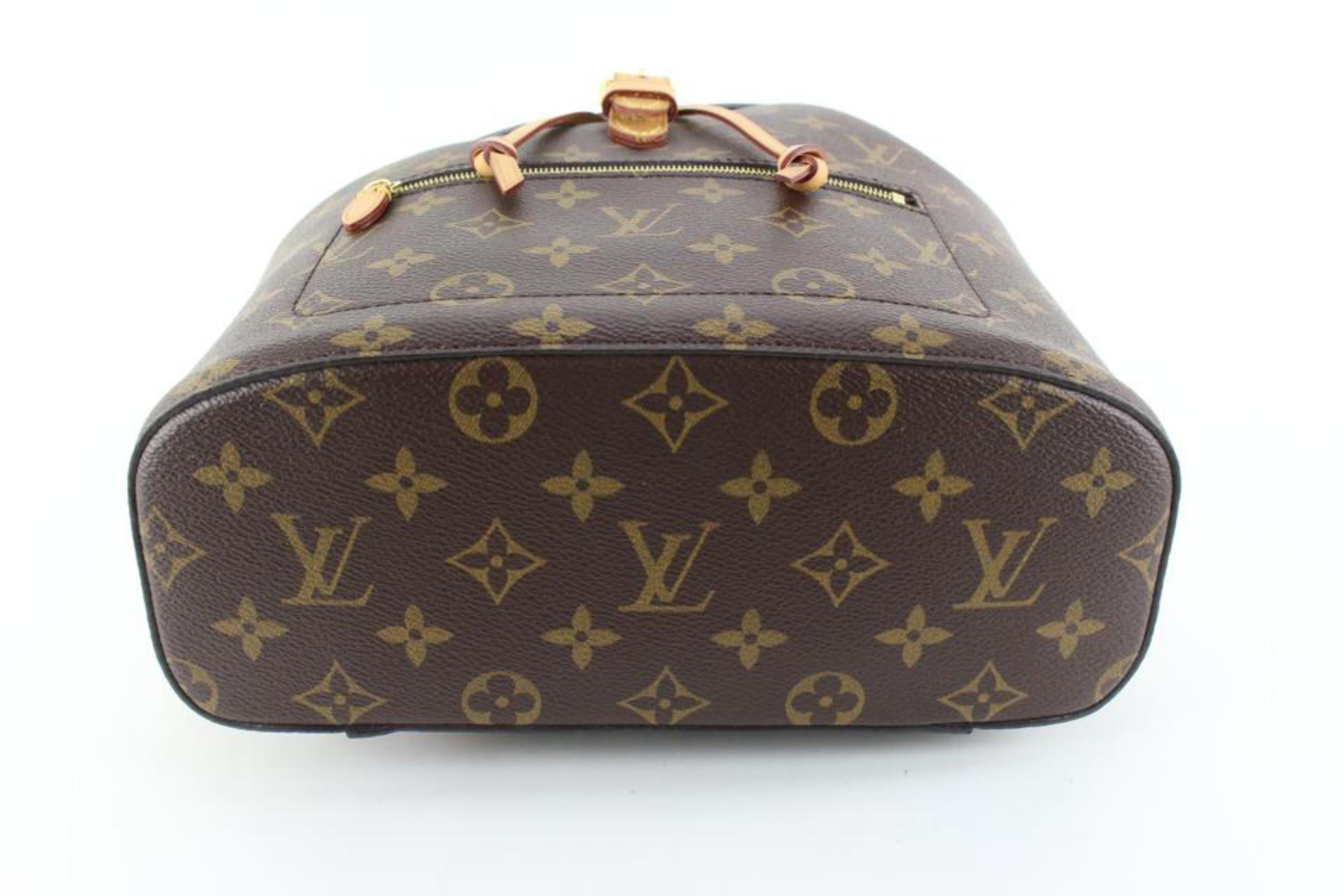 Louis Vuitton Monogram Montsouris NM Backpack 32lk721s In Excellent Condition In Dix hills, NY