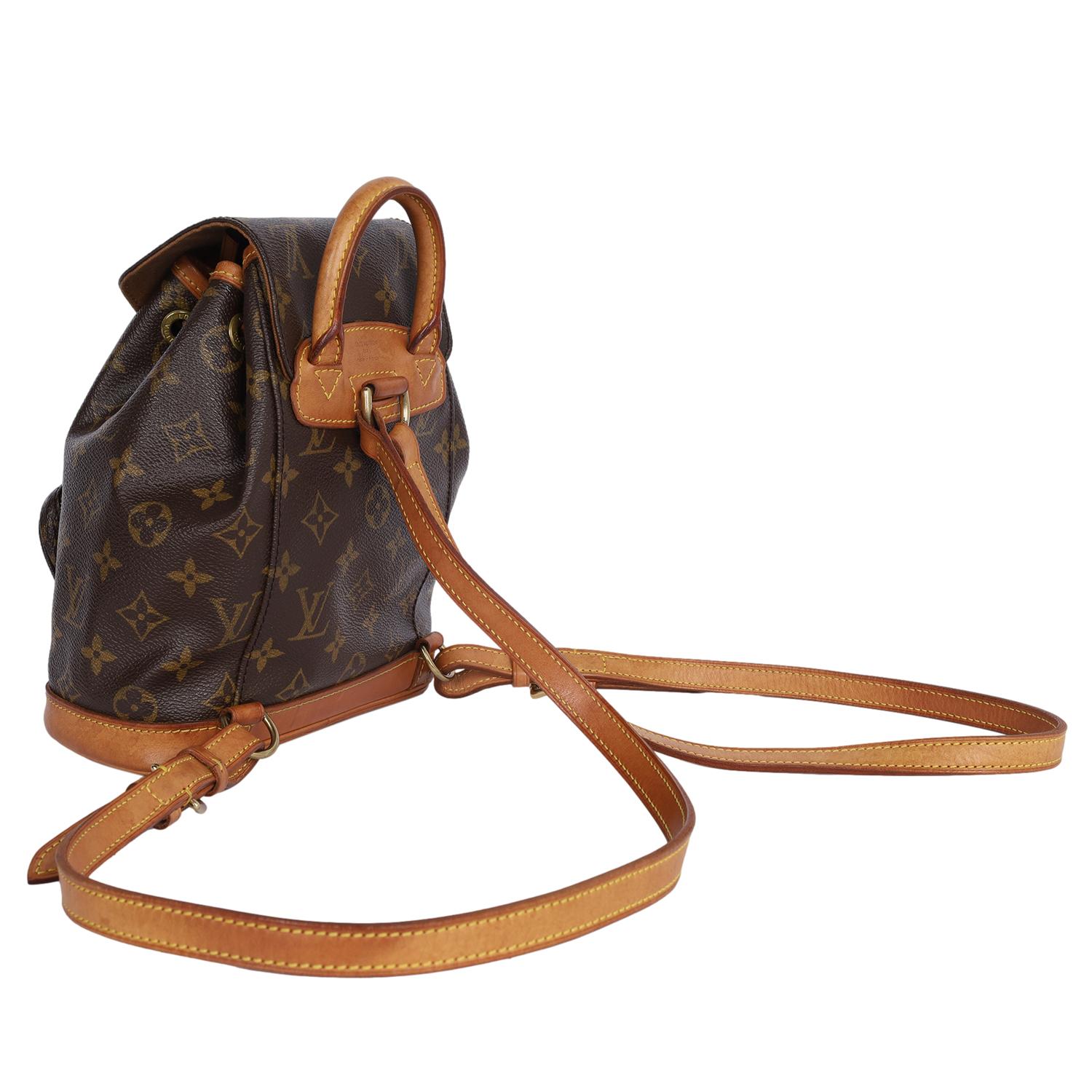 Louis Vuitton Monogram Montsouris Pm Backpack Brown Bon état - En vente à Salt Lake Cty, UT