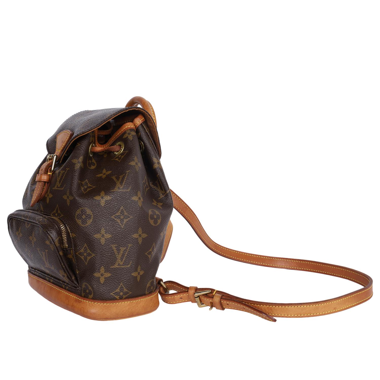 Louis Vuitton Monogram Montsouris Pm Backpack Brown en vente 2