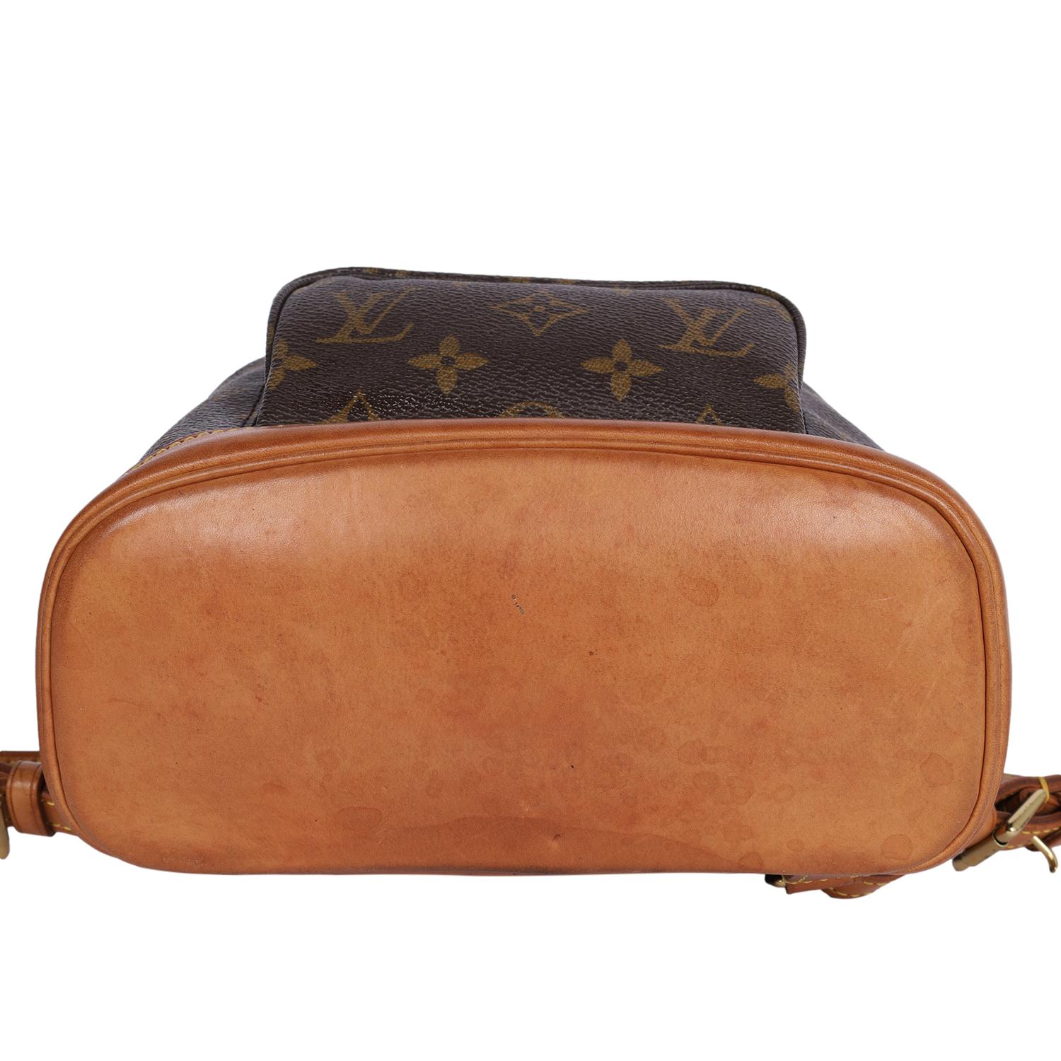 Louis Vuitton Monogram Montsouris Pm Backpack Brown en vente 3