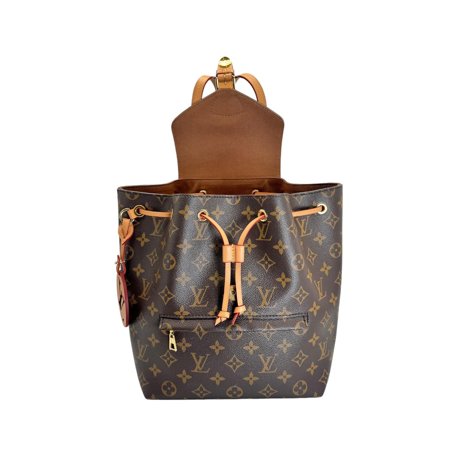 Women's or Men's Louis Vuitton Monogram Montsouris PM Backpack NM For Sale