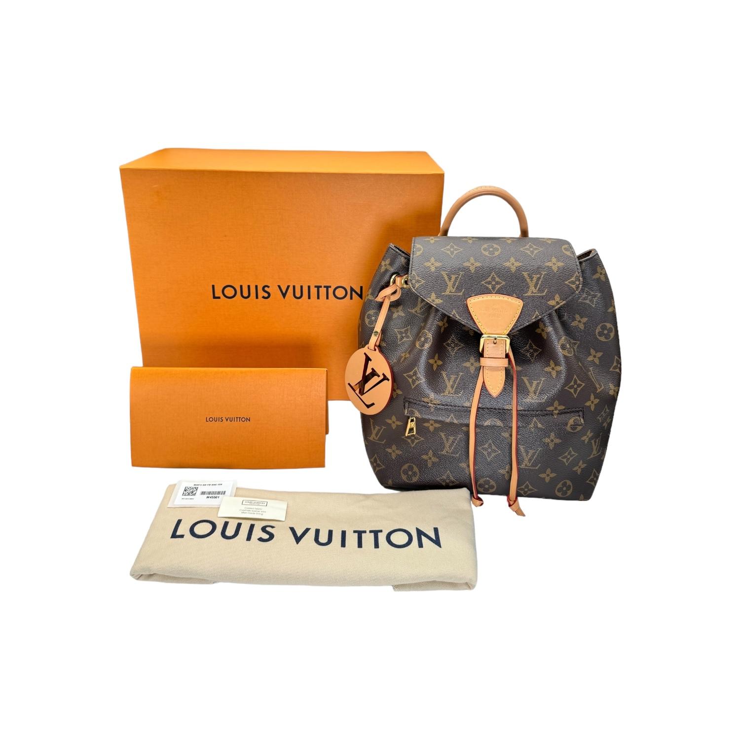 Louis Vuitton Monogram Montsouris PM Backpack NM For Sale 5