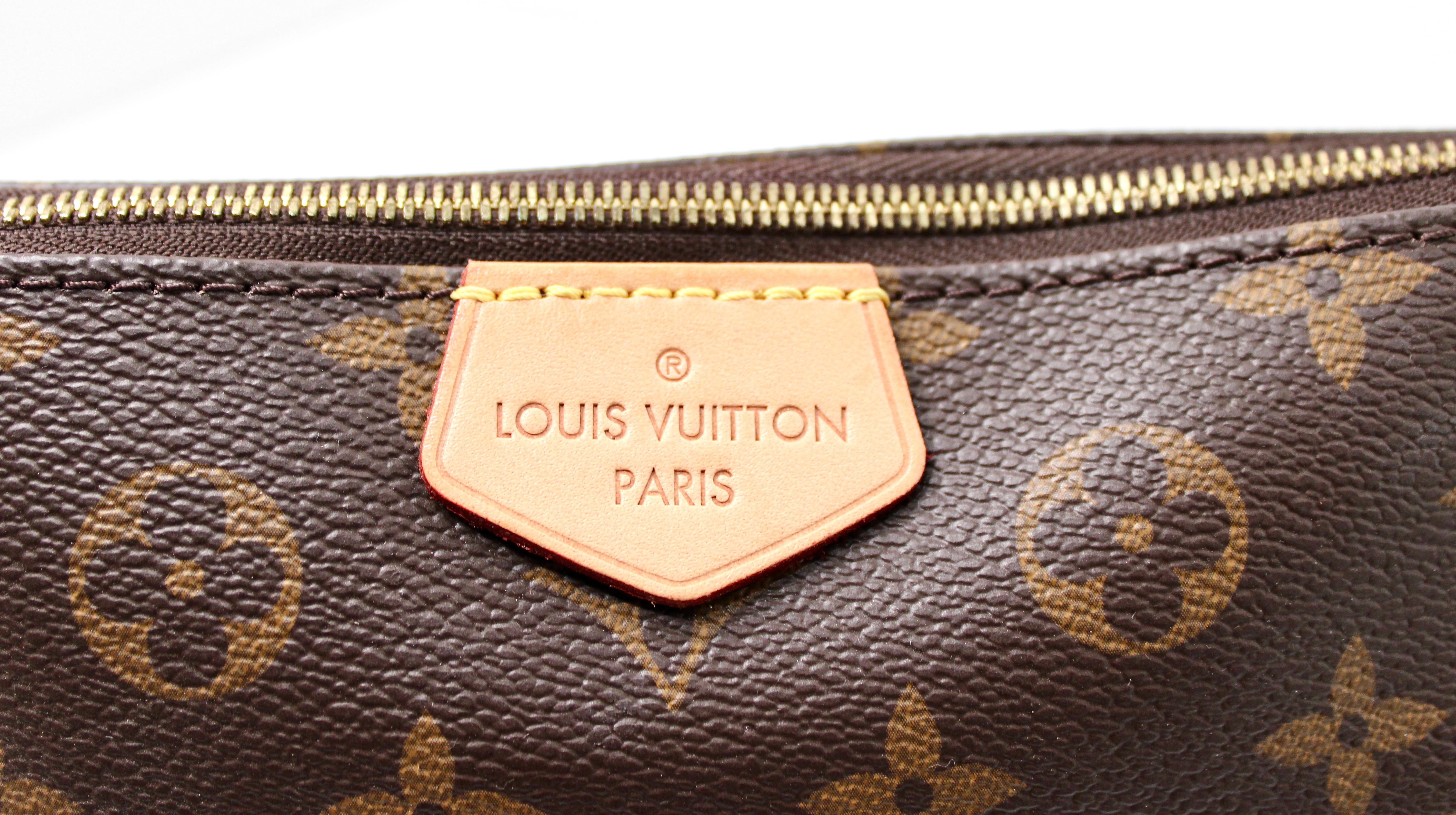 Louis Vuitton Monogram Multi Pochette Accessori Con Cinturino Verde in vendita 7