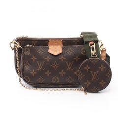 Louis Vuitton Monogram Multi Pochette Accessori Con Cinturino Verde