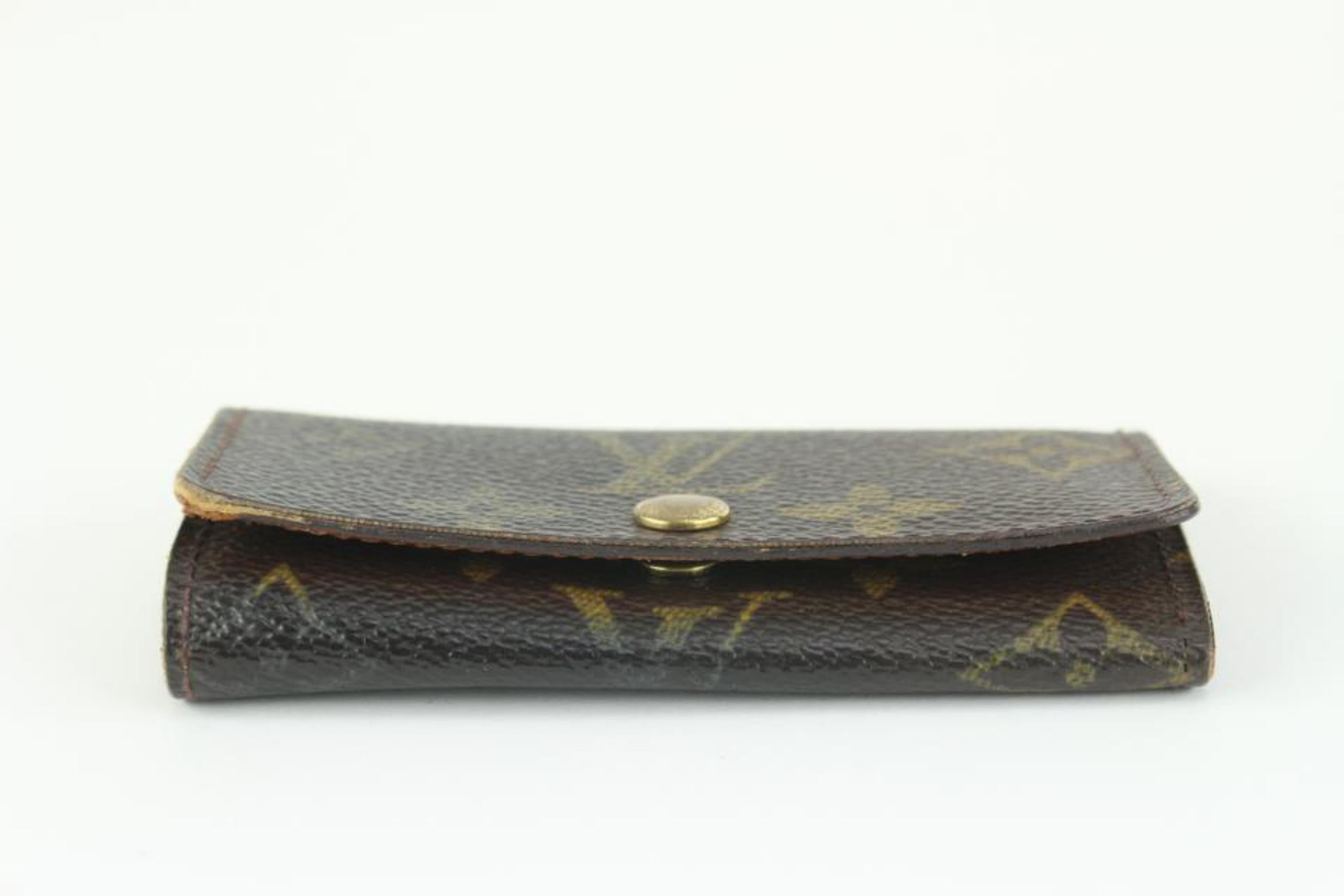 Louis Vuitton Monogram Multicles 4 Schlüsselanhänger-Etui 127lv26 4