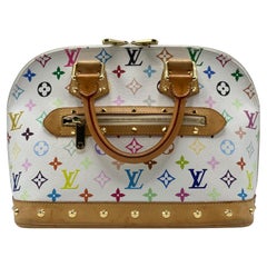 Louis Vuitton Monogram Multicolor Alma White