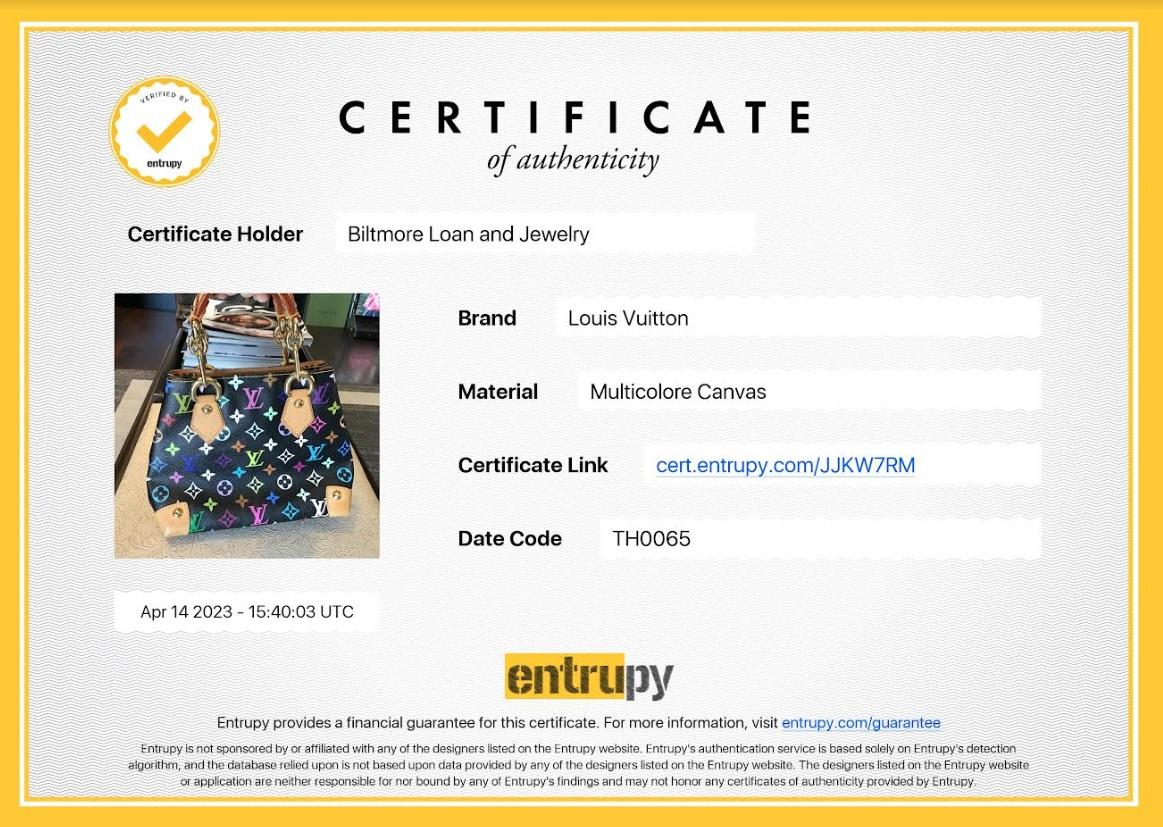 Louis Vuitton Monogram Multicolor Audra Tote 3