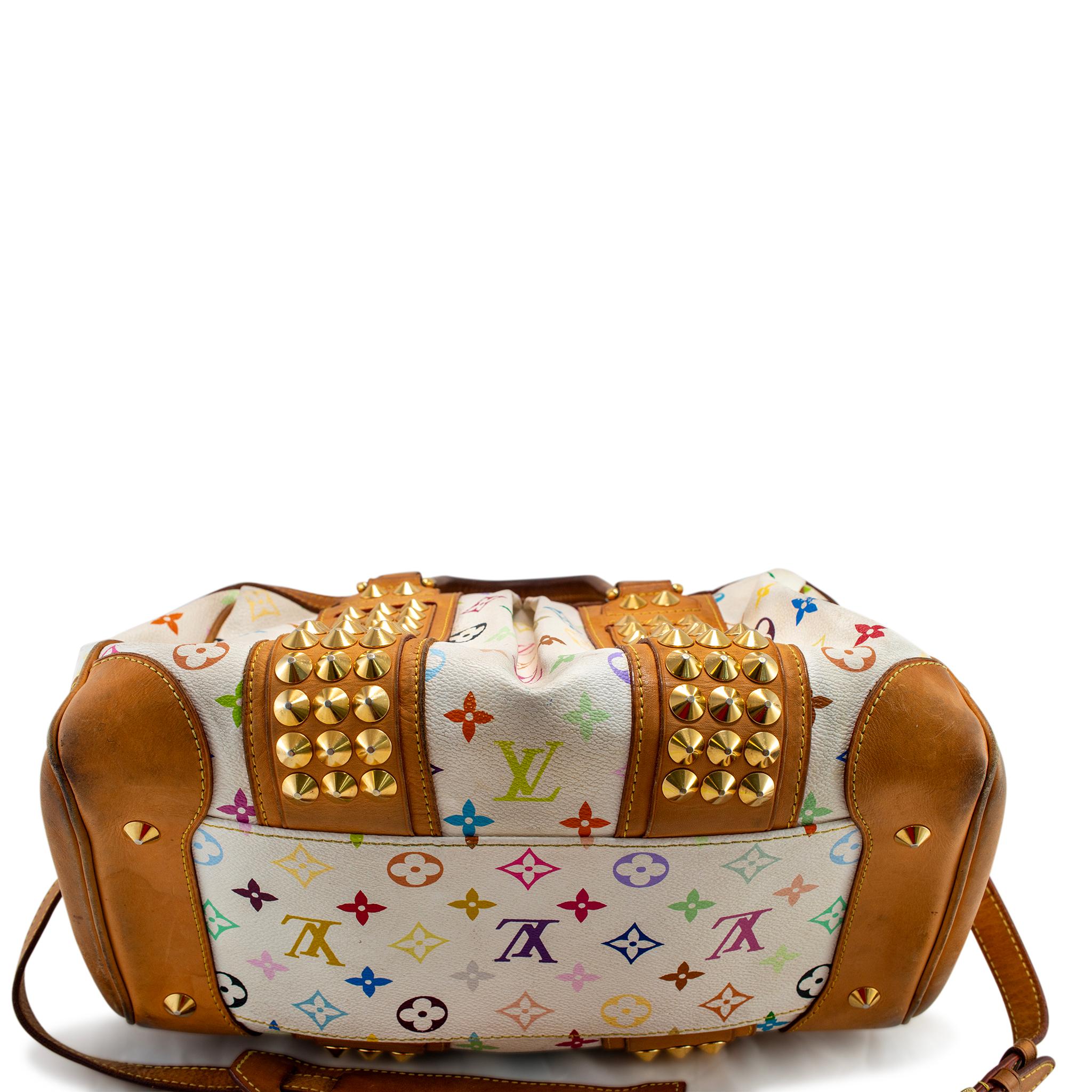 Louis Vuitton Monogram Multicolor Courtney MM White M45641 Crossbody Handbag en vente 5