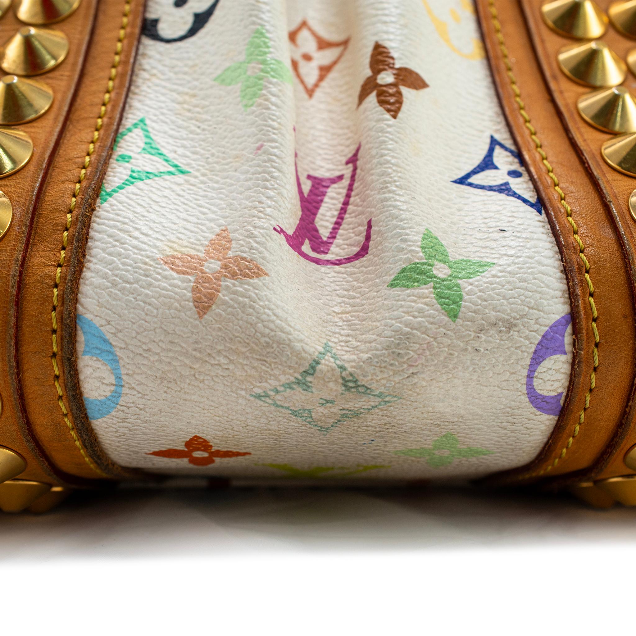 Louis Vuitton Monogram Multicolor Courtney MM White M45641 Crossbody Handbag en vente 6