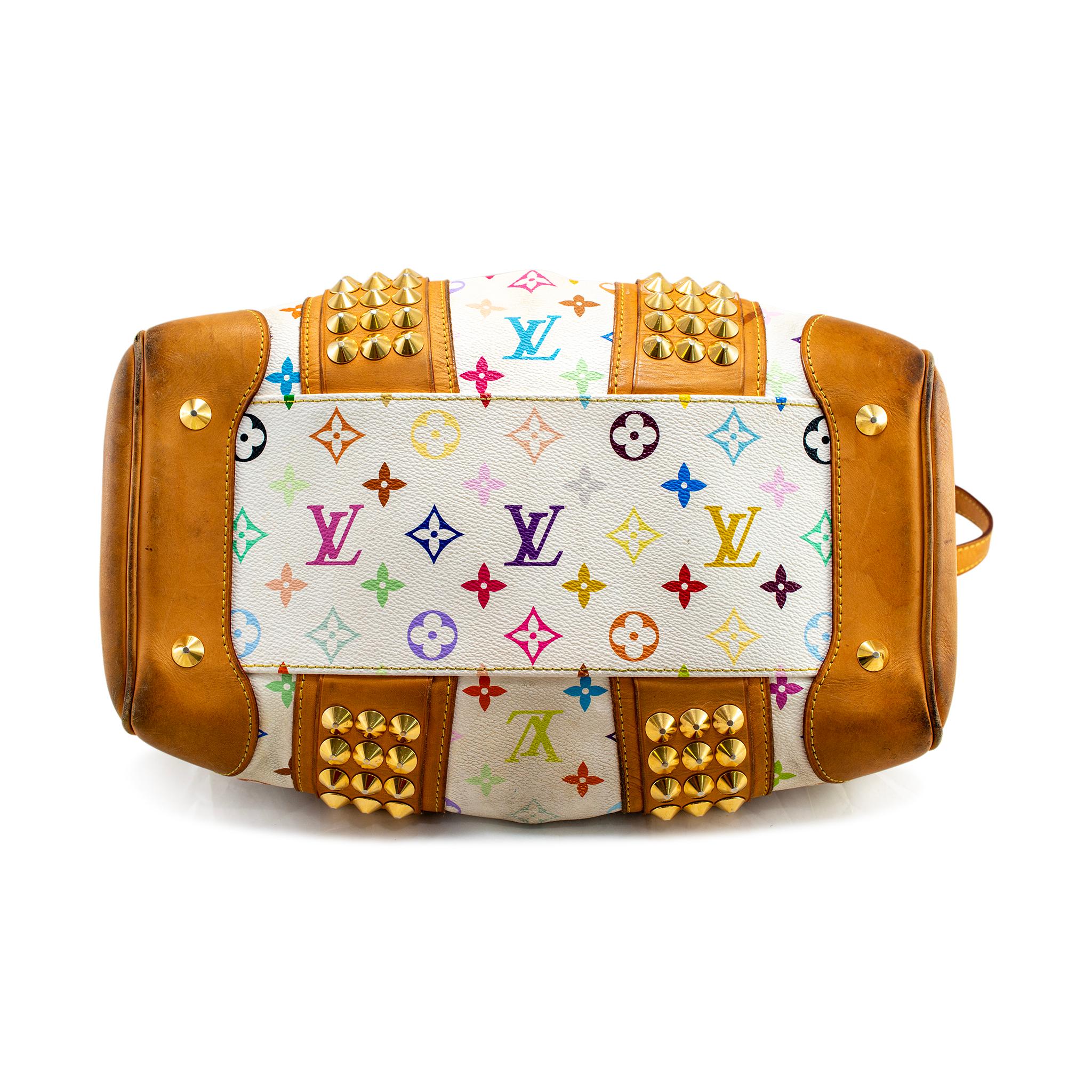 Louis Vuitton Monogram Multicolor Courtney MM White M45641 Crossbody Handbag Pour femmes en vente