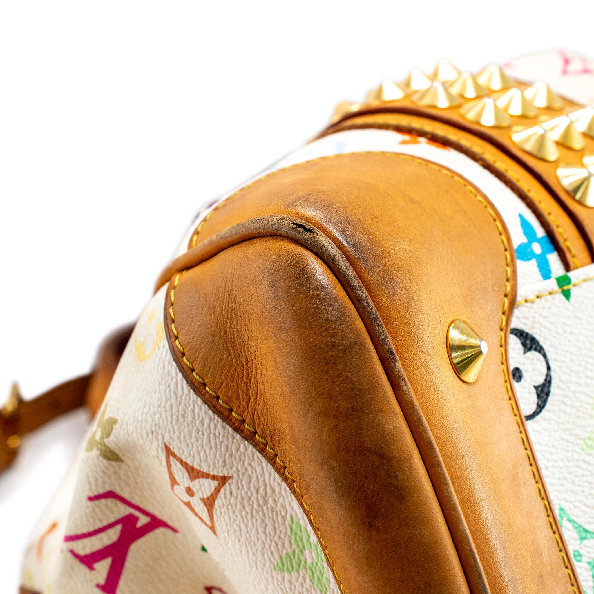 Louis Vuitton Monogram Multicolor Courtney MM White M45641 Crossbody Handbag en vente 2