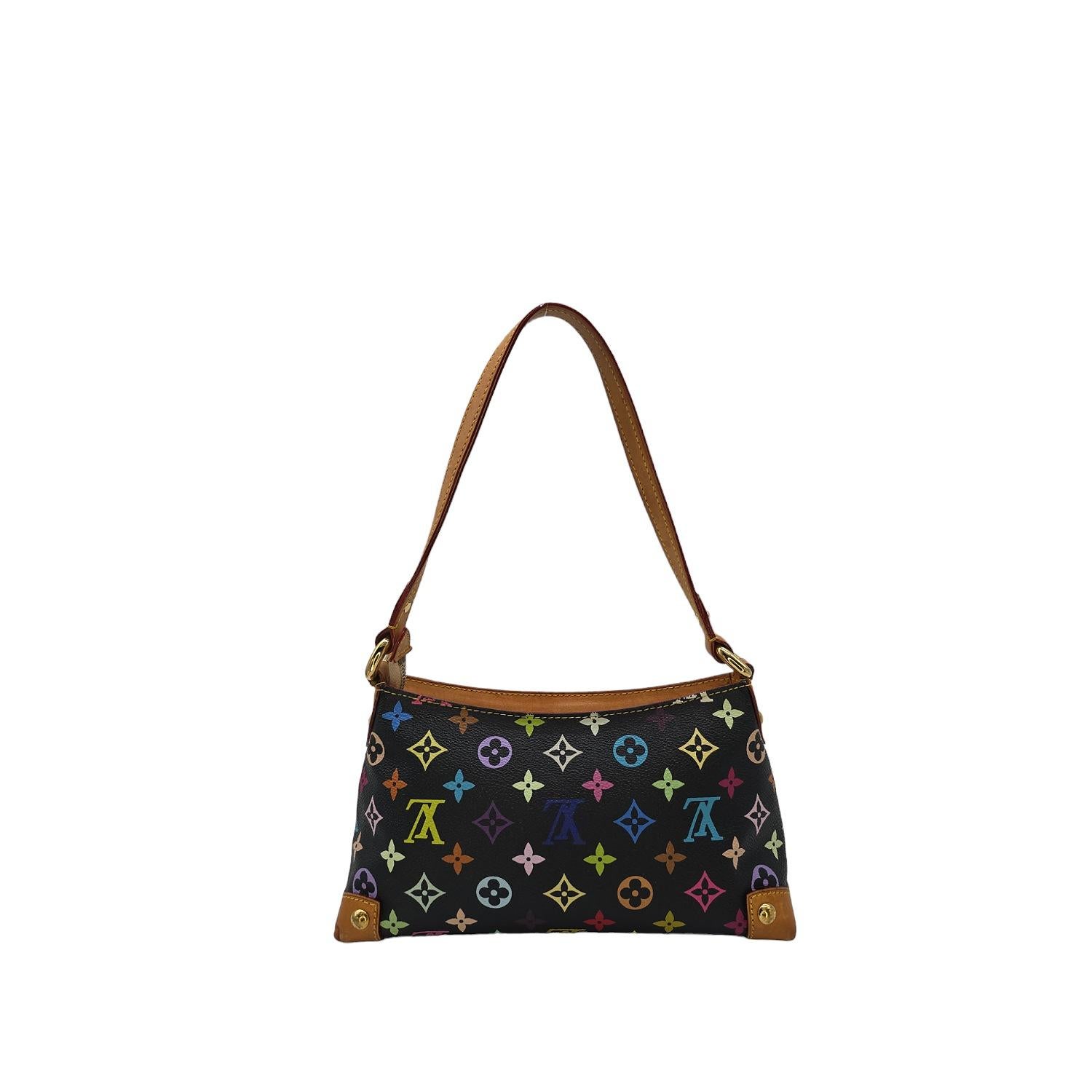 Louis Vuitton Monogram Multicolor Eliza Shoulder Bag In Good Condition For Sale In Scottsdale, AZ