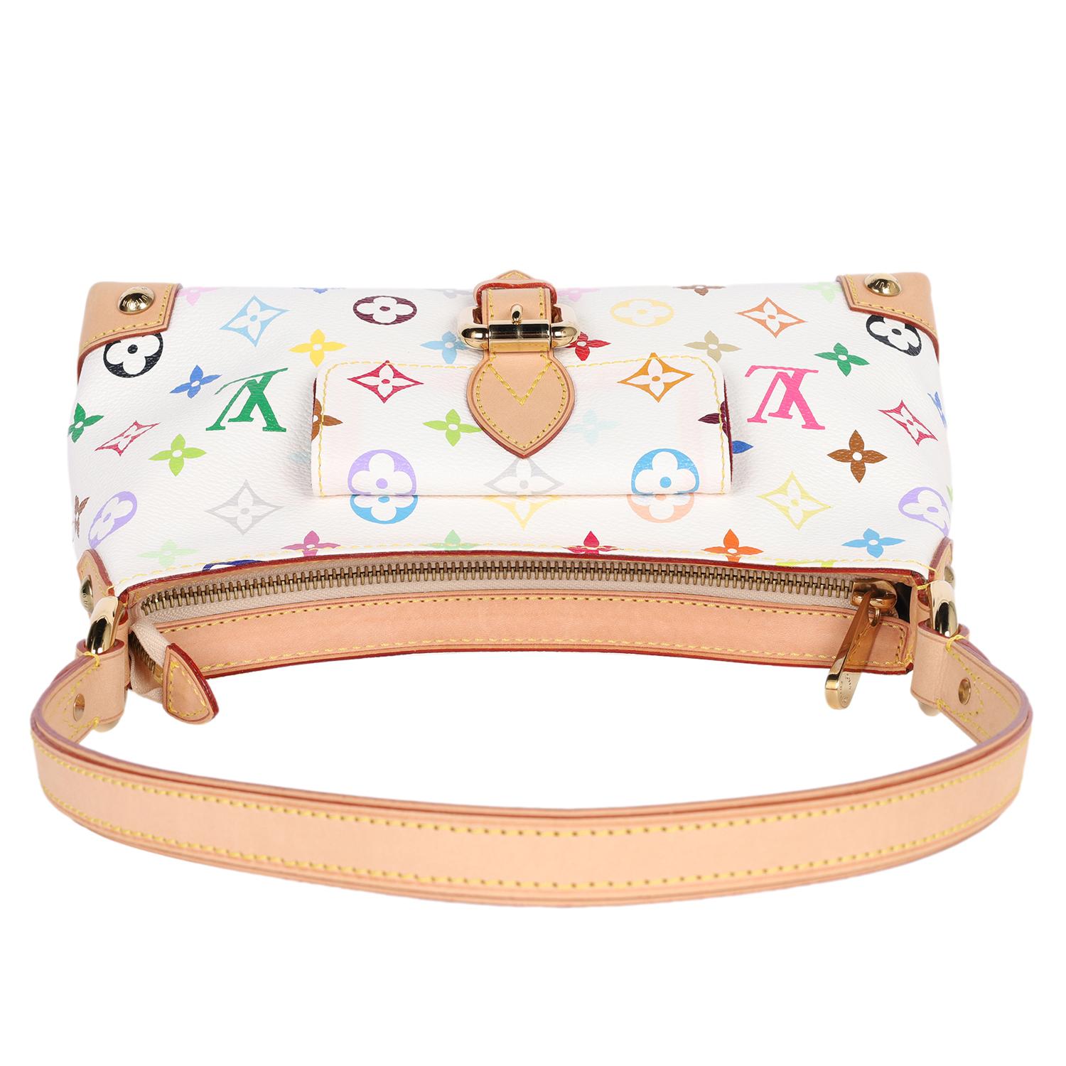 LOUIS VUITTON Monogram Multicolor Eliza White en venta 5