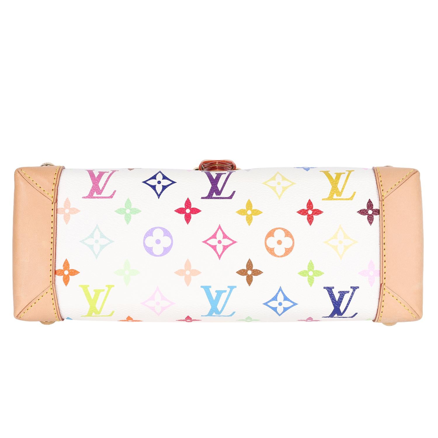 LOUIS VUITTON Monogram Multicolor Eliza White en venta 4