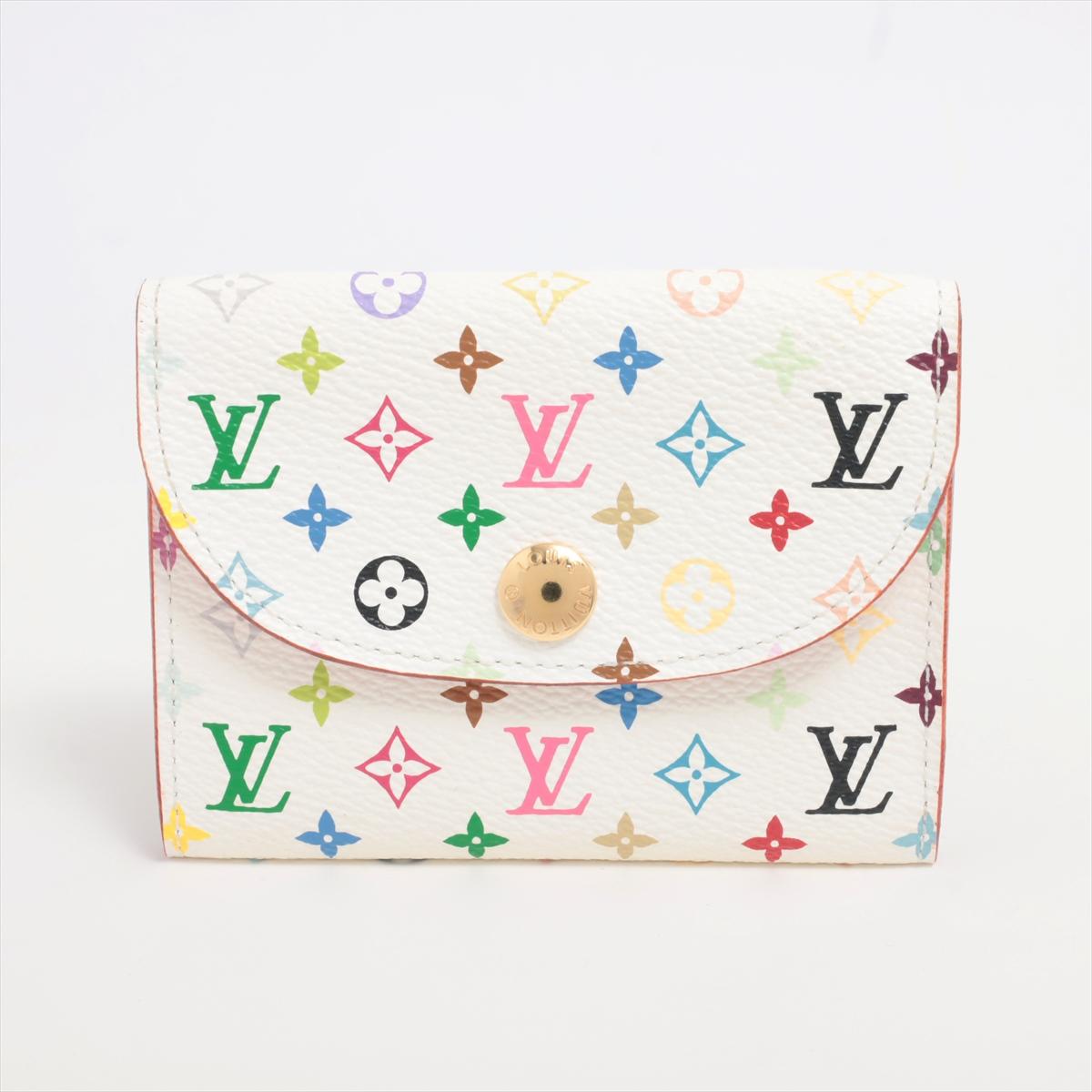 The Louis Vuitton Monogram Multicolor Envelope Coin Card Case is a vibrant and versatile accessory that effortlessly combines style with functionality. Crafted from the iconic Monogram canvas in a multicolor design, the envelope-style case exudes