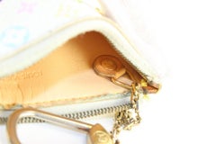 Louis Vuitton Monogram Multicolor Key Cles Pochette Pouch Card Case 1LV0512C
