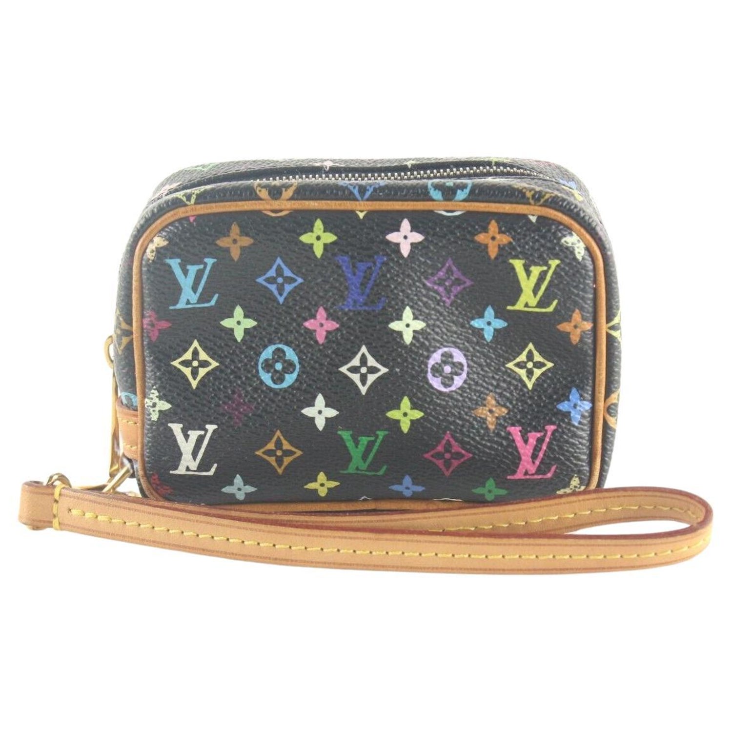 Louis Vuitton Monogram Multicolor Cosmetic Pouch PM 1LV810K at 1stDibs