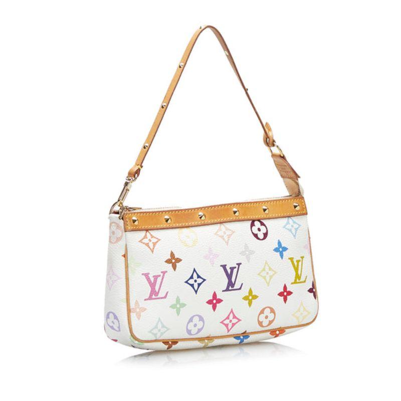 Louis Vuitton Monogram Multicolore Pochette Accessoires Baguette Bag In Good Condition In London, GB