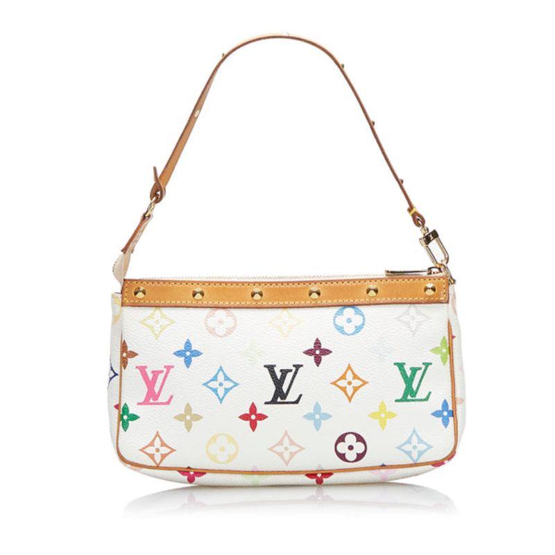 Women's Louis Vuitton Monogram Multicolore Pochette Accessoires Baguette Bag