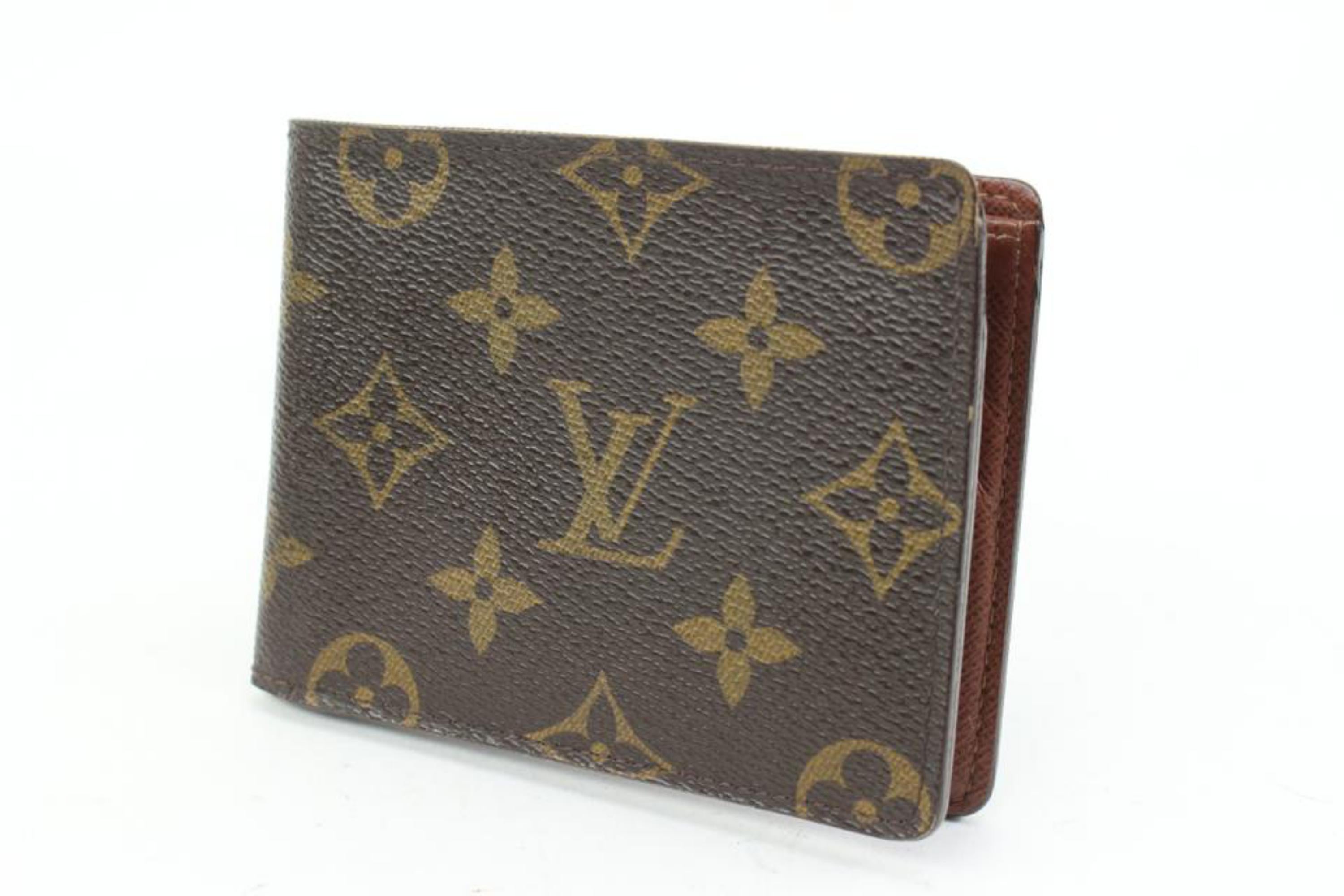 Louis Vuitton Monogram Multiple Men's Bifold Wallet 46lk24
Date Code/Serial Number: CA1131
Made In: Spain
Measurements: Length:  4.3