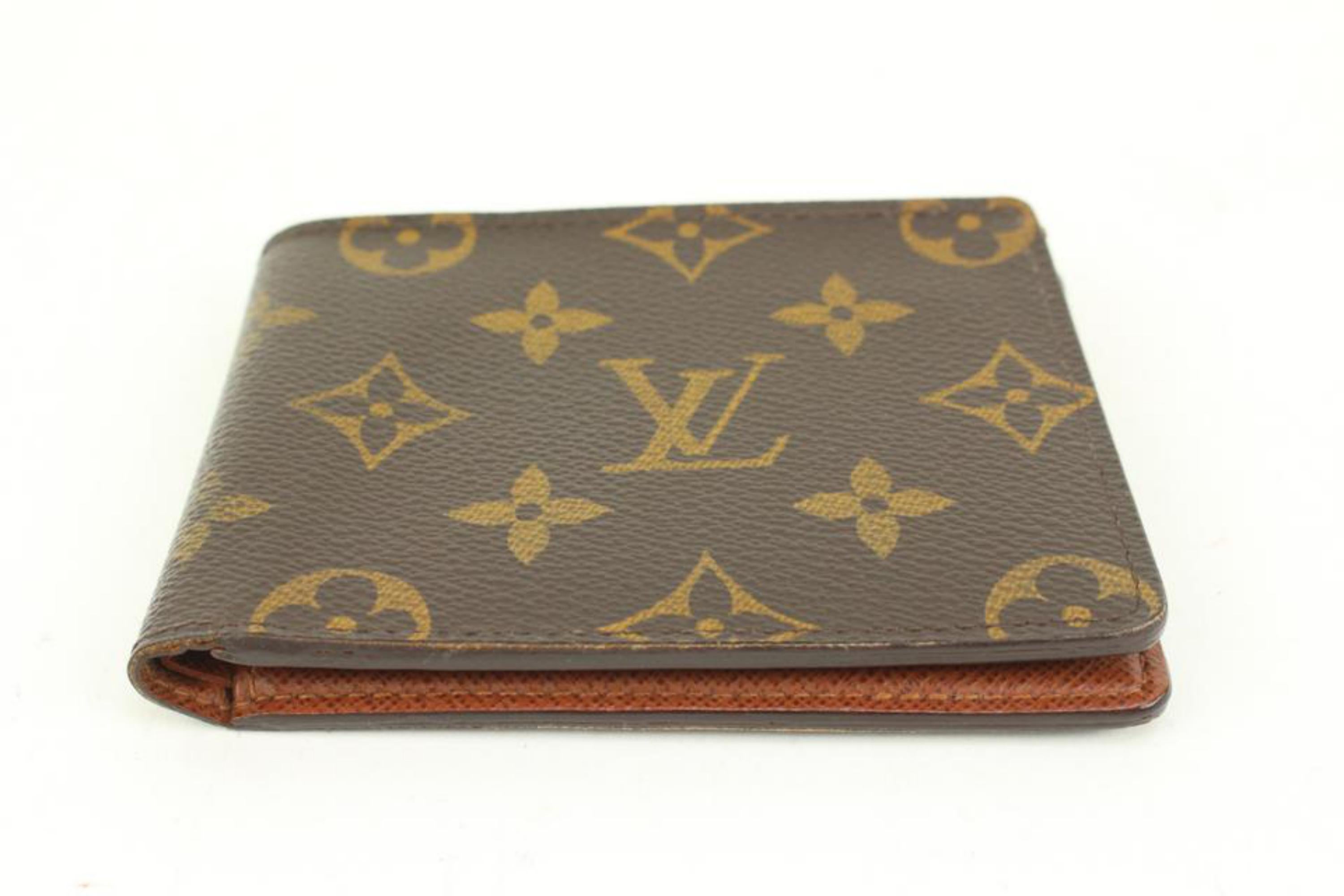Louis Vuitton Monogram Multiple Men's Bifold Wallet 46lk24 4