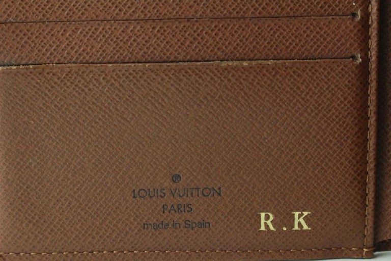 Louis Vuitton Monogram Men's Wallet Marco Florin Slender Multiple