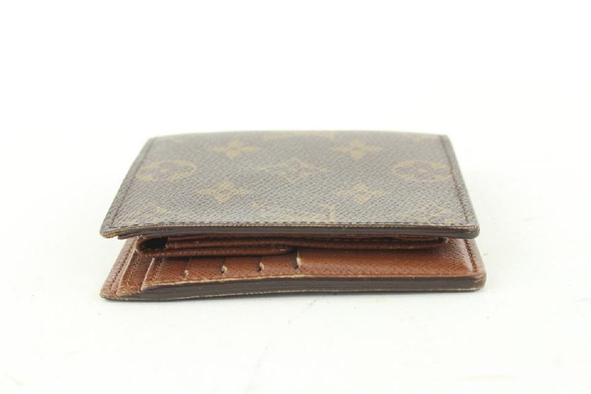 Louis Vuitton Monogram Multiple Slender Marco Florin Men's Bifold Wallet For Sale 2