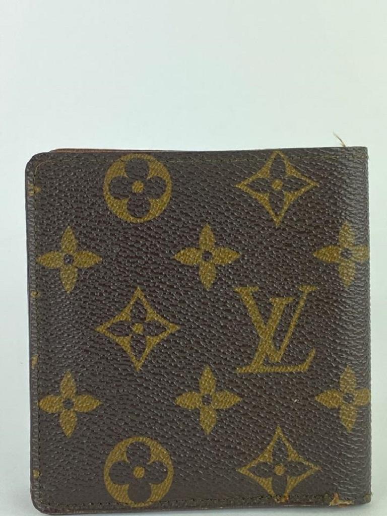 Louis Vuitton Monogram Multiple Slender Marco Florin Men's Bifold Wallet In Good Condition For Sale In Dix hills, NY