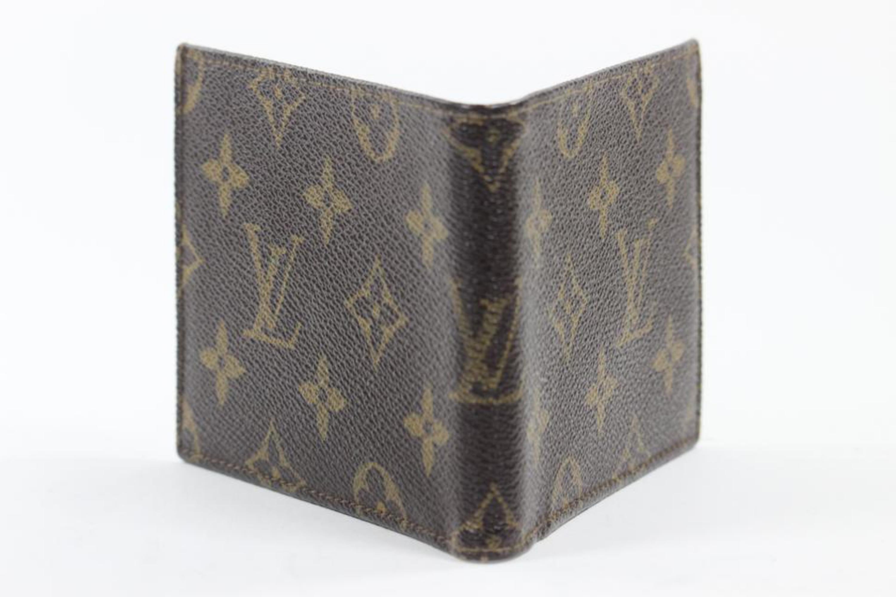 Louis Vuitton Monogram Multiple Wallet Men's Slender Marco Florin Bifold 6lv1103 6