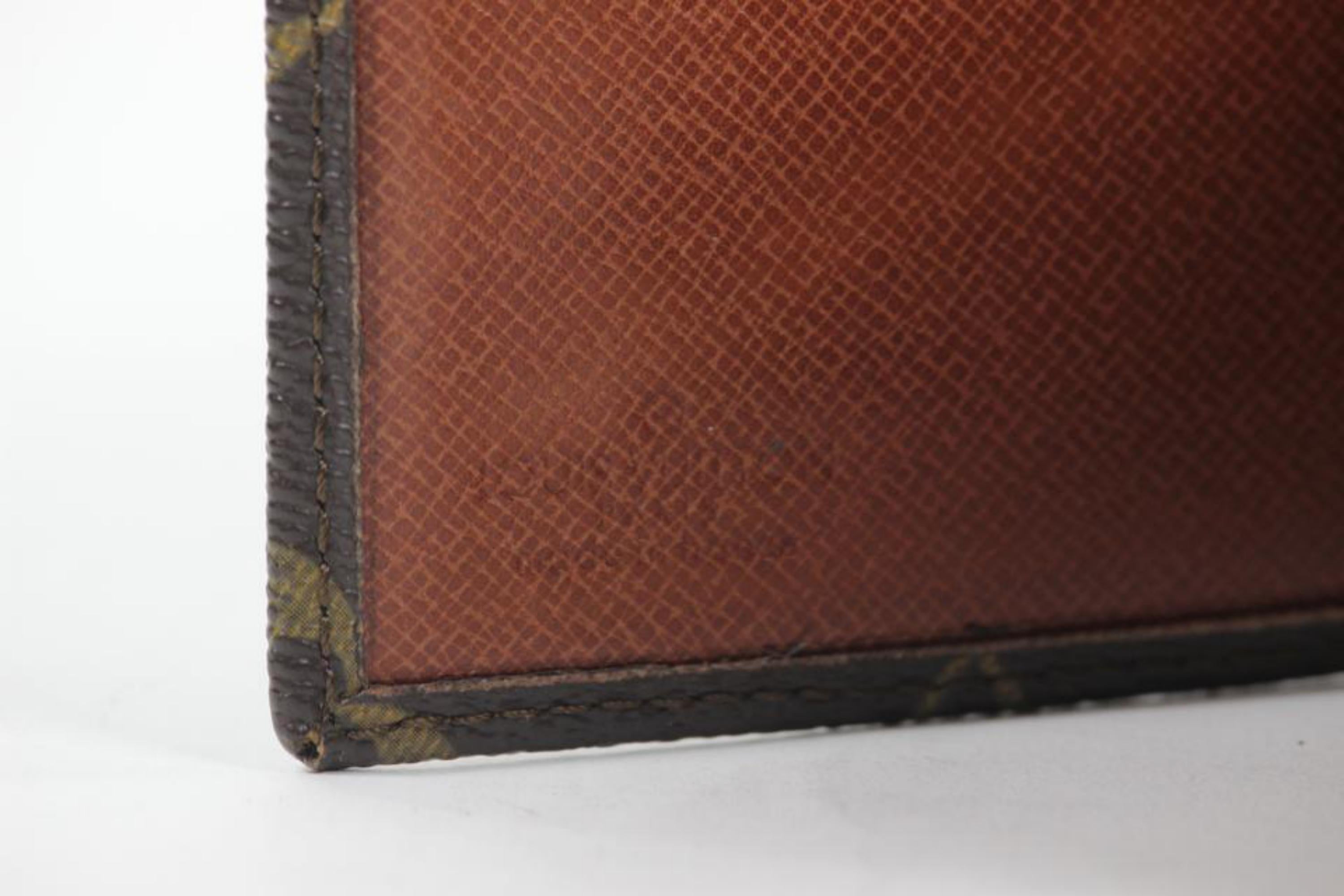Louis Vuitton Monogram Multiple Wallet Men's Slender Marco Florin Bifold 6lv1103 In Good Condition In Dix hills, NY