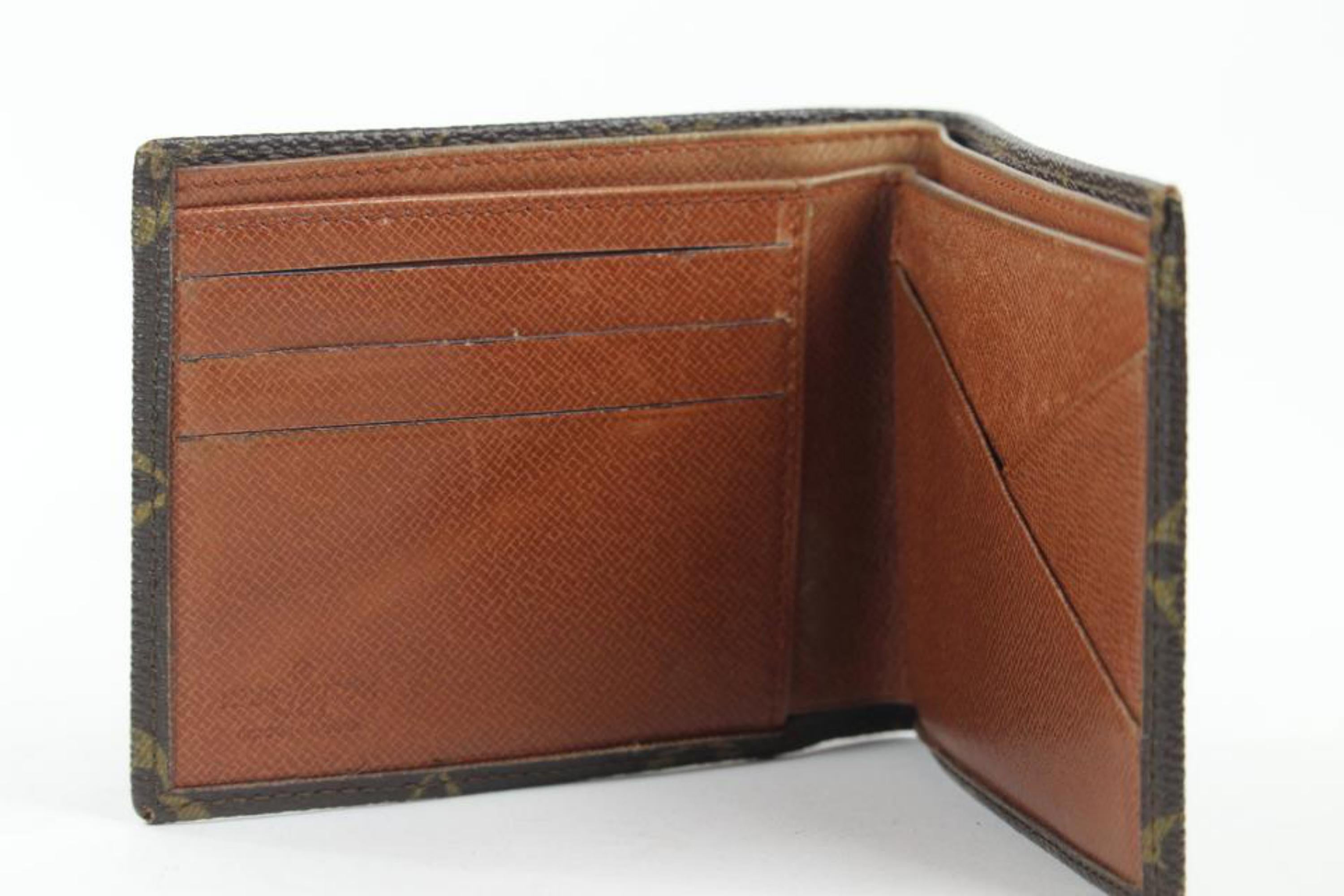 Louis Vuitton Monogram Multiple Wallet Men's Slender Marco Florin Bifold 6lv1103 1