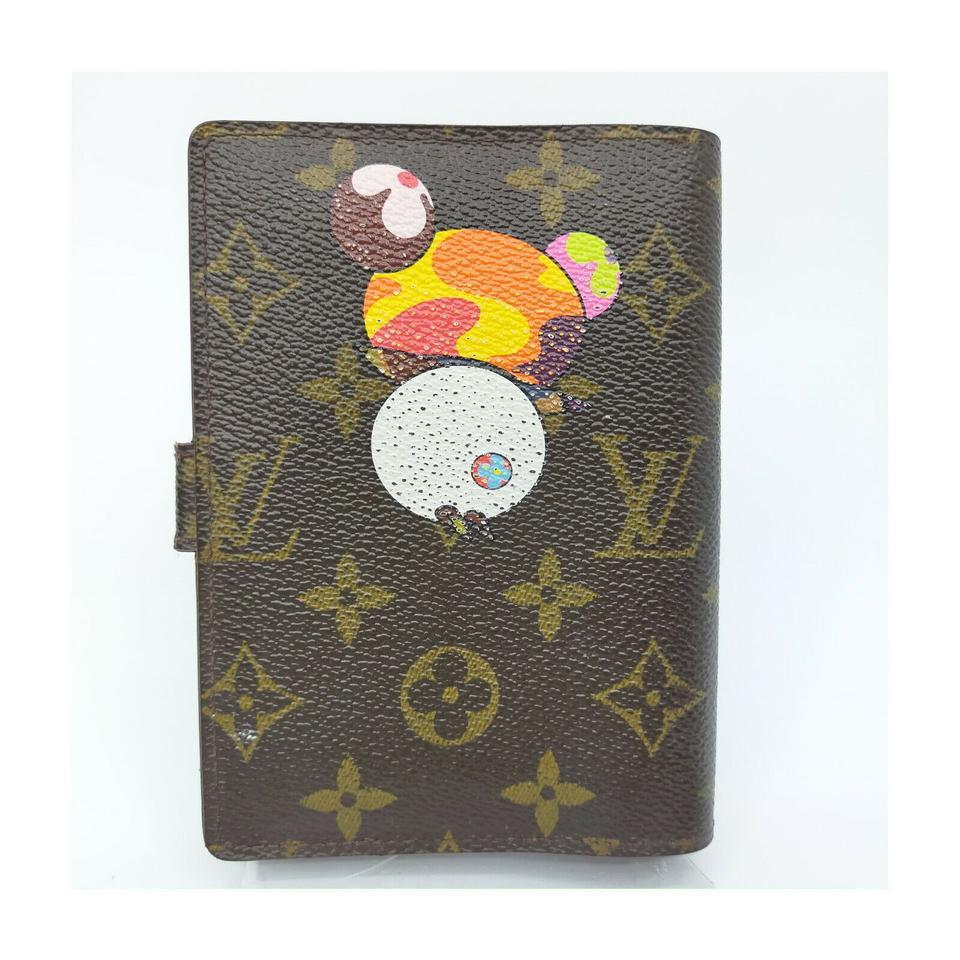 Louis Vuitton Monogram Murakami Panda Small Ring Agenda PM Diary Cover 863267 For Sale 3