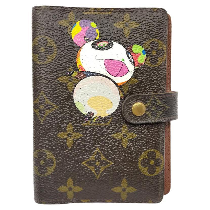 Louis Vuitton Monogram Murakami Panda Small Ring Agenda PM Diary Cover 863267 For Sale