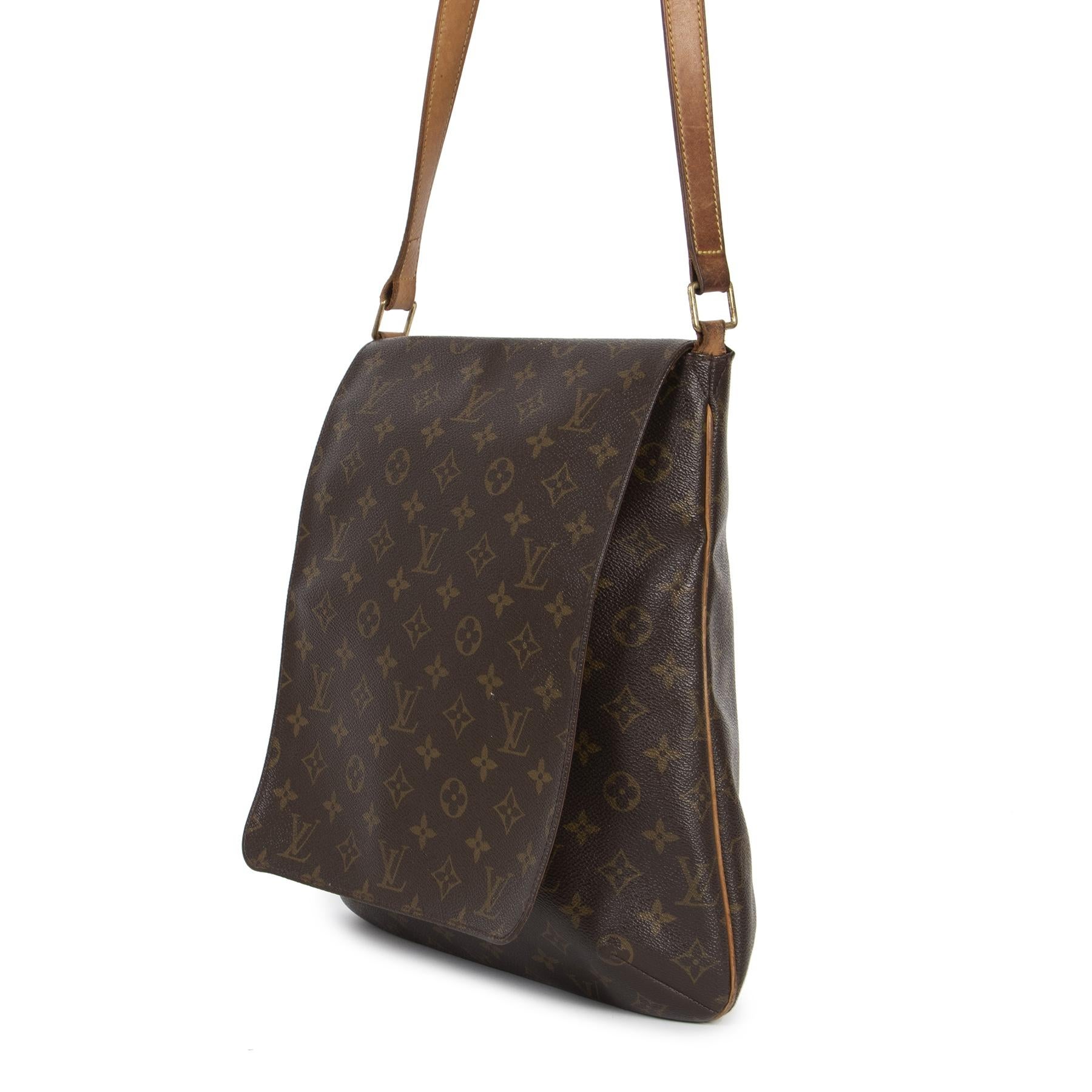 Black Louis Vuitton Monogram Musette Bag