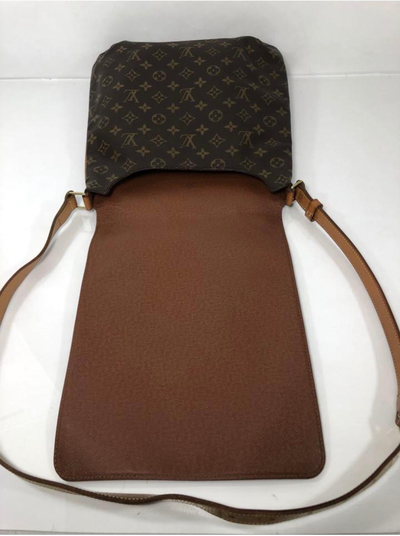 Louis Vuitton Monogram Musette Salsa GM Crossbody Shoulder Handbag For Sale 3