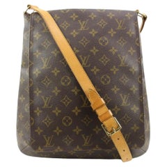 Louis Vuitton Monogram Musette Salsa GM Flap Messenger 55lv224s