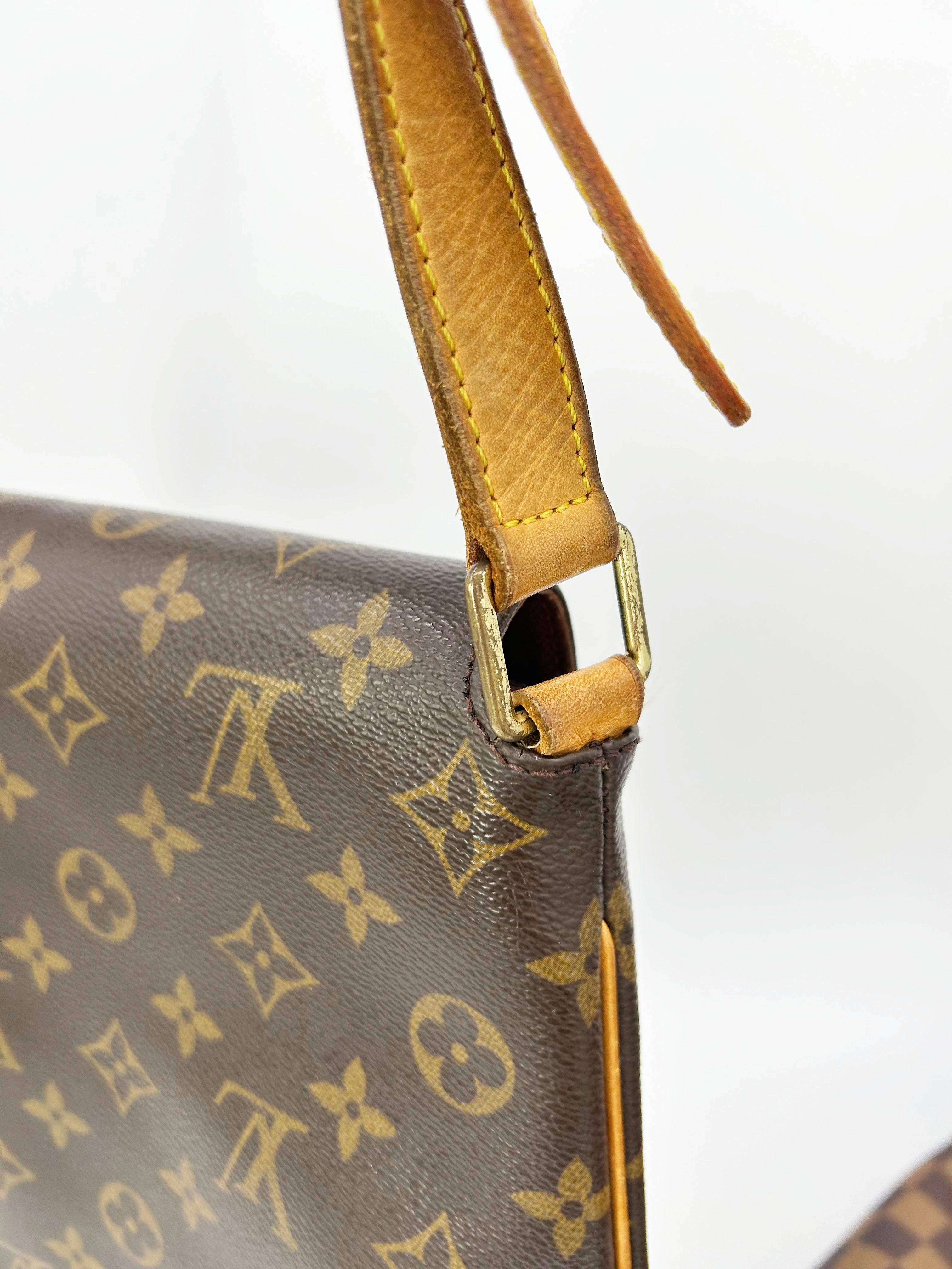 Louis Vuitton Monogram Mussette Salsa GM For Sale 14