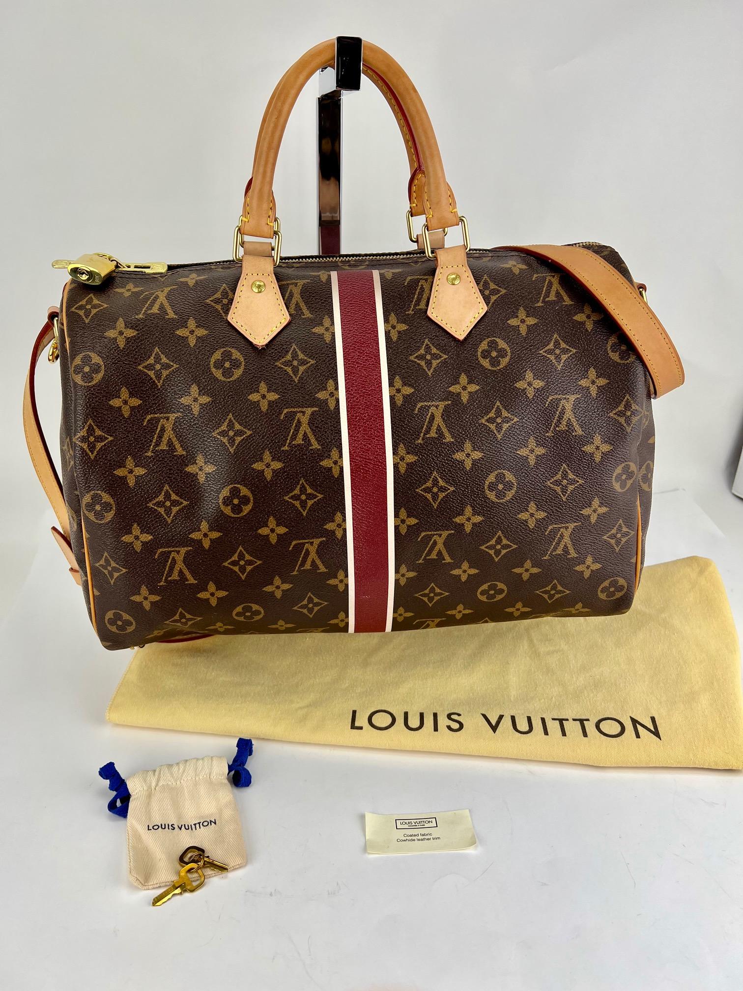 Louis Vuitton Monogram MY LV Heritage Speedy Bandouliere 35 Shoulder Bag Insert  In Good Condition In Freehold, NJ