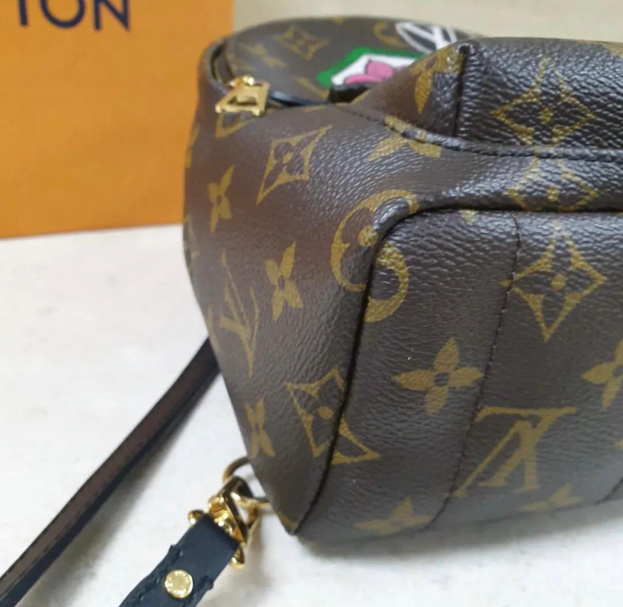 Louis Vuitton Monogram My World Tour Palm Springs Backpack Mini In Excellent Condition In Krakow, PL