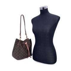 Louis Vuitton Monogram NeoNoe Bucket Shoulder Bag Pink M44022