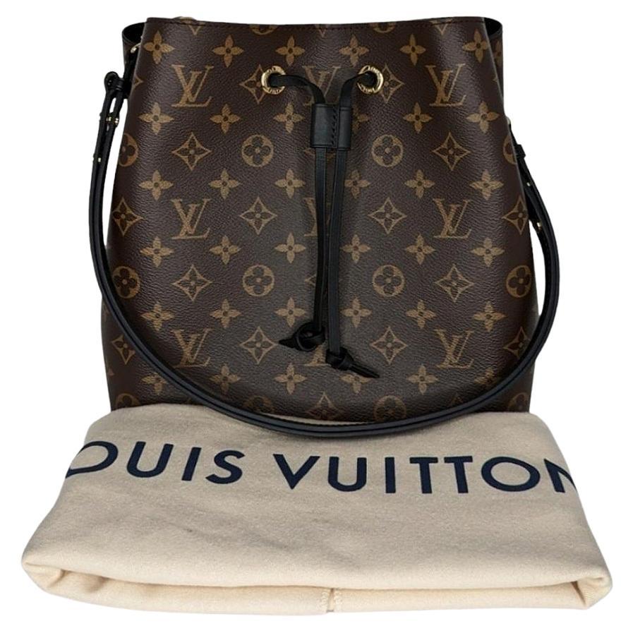 Authenticated Used Louis Vuitton Monogram Multicolor Bucket Flange 2006  Limited Noir M40110 Handbag Bag Black LV0039 LOUIS VUITTON 