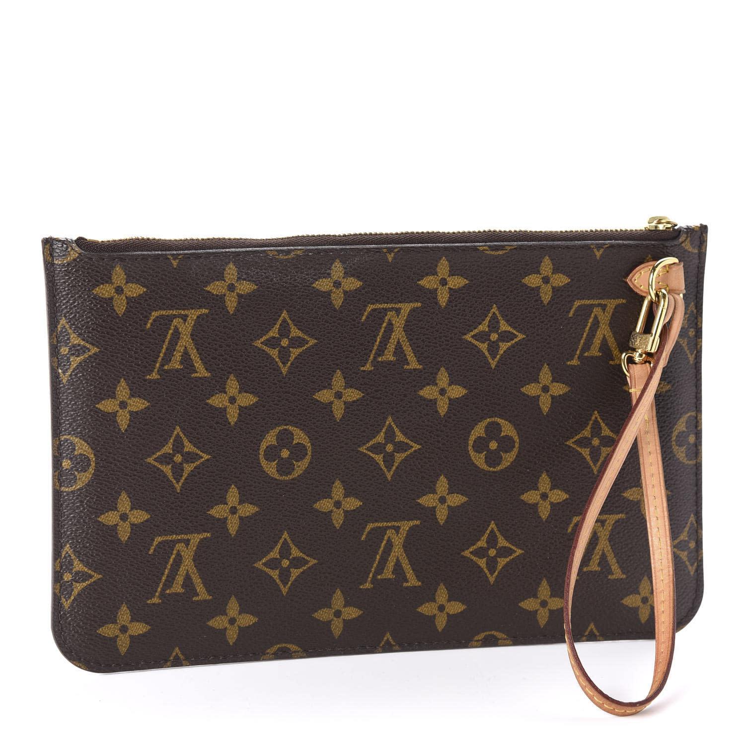 Black Louis Vuitton Monogram Neverfull GM Pochette For Sale