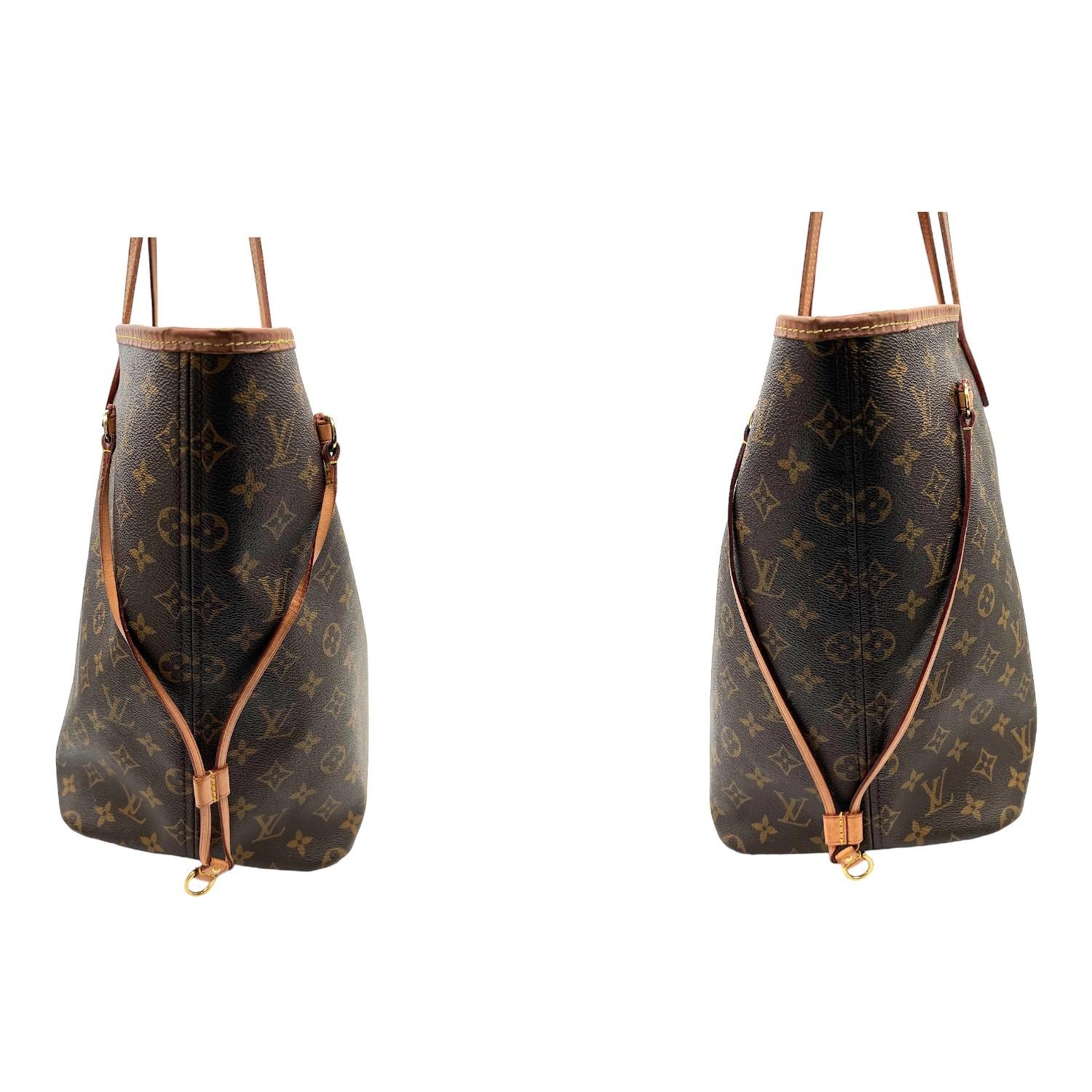 Louis Vuitton Monogram Neverfull GM & Pouch In Good Condition In Scottsdale, AZ