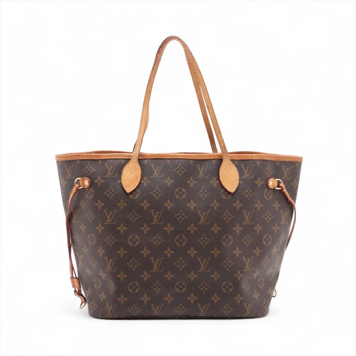 Louis Vuitton Neverfull MM Monogrammiertes Monogramm (Braun) im Angebot