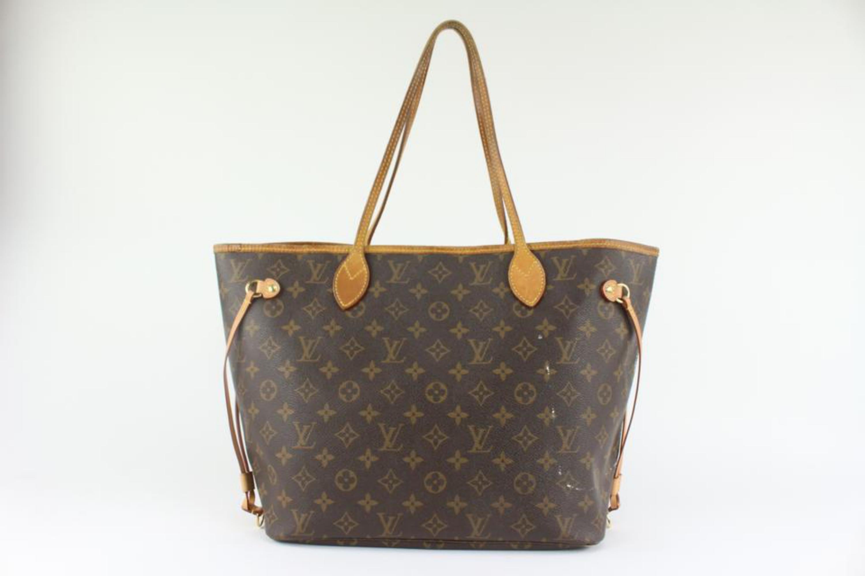Women's Louis Vuitton Monogram Neverfull MM Tote Bag 1123lv26 For Sale