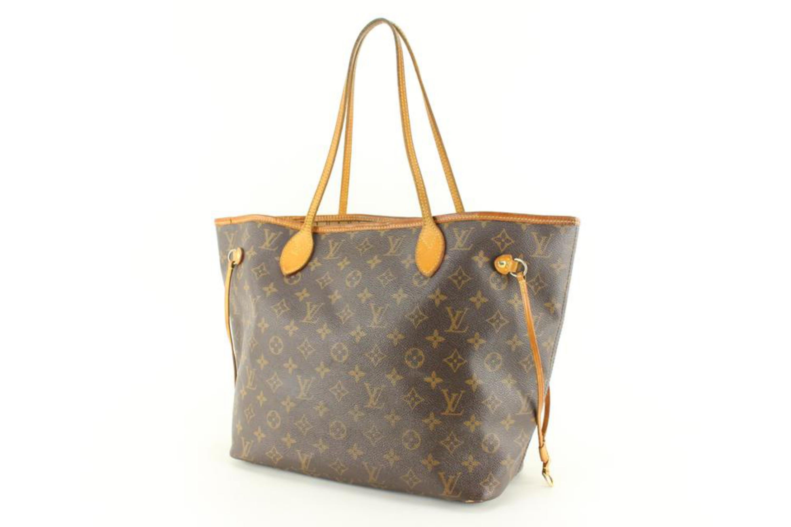 Louis Vuitton Neverfull MM Tote Bag mit Monogramm 4lz719s im Angebot 7