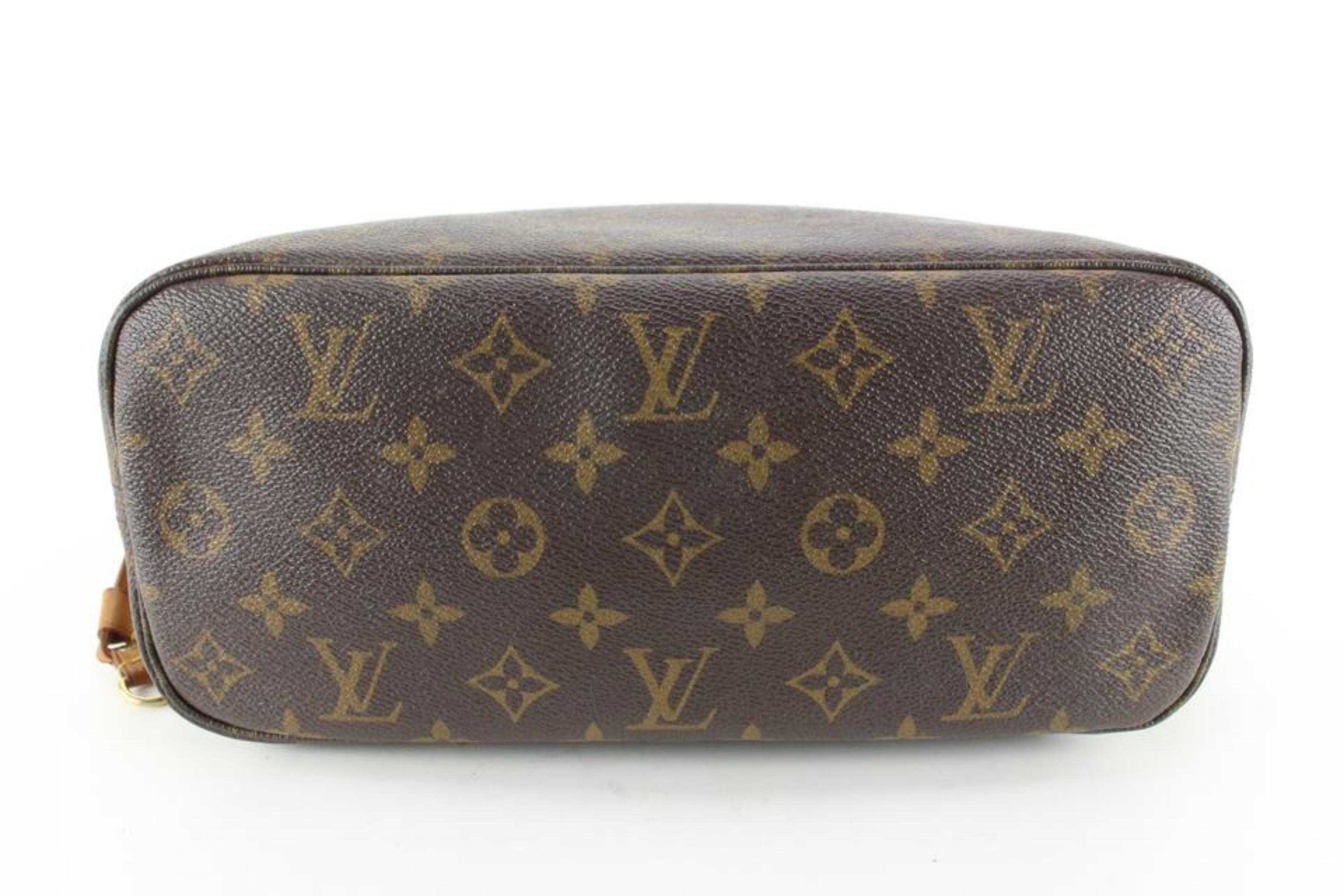 Gray Louis Vuitton Monogram Neverfull PM Tote Bag 1LK916a For Sale