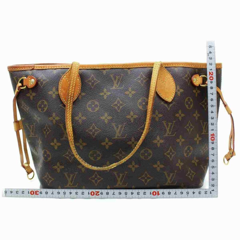 Black Louis Vuitton Monogram Neverfull PM Tote Small  859306 For Sale