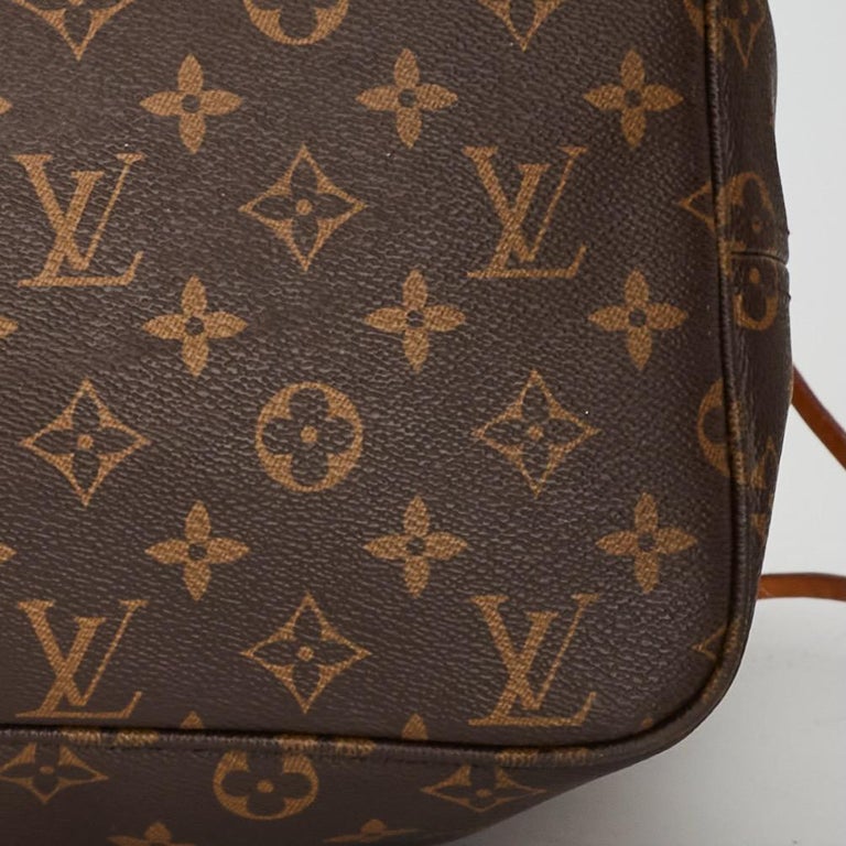 Louis Vuitton brown monogram 2009 NEVERFULL MM TOTE BAG Cloth ref
